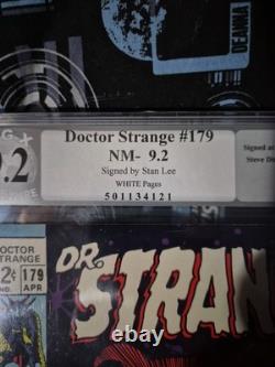 Doctor Strange 179 PGX SS 9.2 equivalent to CGC SS 9.2 Signed by Stan Lee