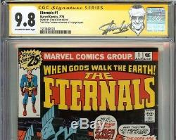 ETERNALS #1 CGC 9.8 SIGNED by both STAN LEE & JACK KIRBY Truly Amazing. Thanos