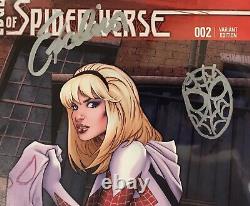 Edge of Spider-Verse 2 CGC 9.8 SIGNED, SKETCH, & INSCRIBED- Stan Lee SPIDER-GWEN