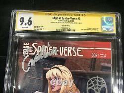 Edge of Spider Verse 2 CGC SS 9.6 Stan Lee sketch 1st Spider Gwen Land Variant