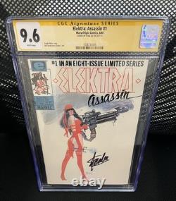 Elektra Assassin #1 CGC SS 9.6 Signed By Stan Lee. KEY ISSUE 1986