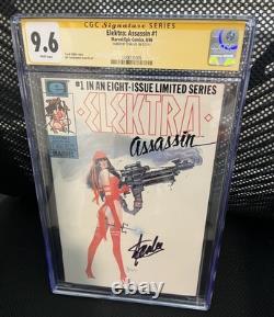 Elektra Assassin #1 CGC SS 9.6 Signed By Stan Lee. KEY ISSUE 1986