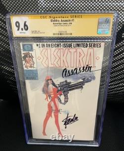 Elektra Assassin #1 CGC SS 9.6 Signed By Stan Lee. KEY ISSUE 1986