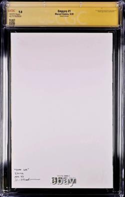 Empyre #1 Cgc Ss 9.8 Stan Lee Original Art Sketch Avengers Fantastic Four Marvel