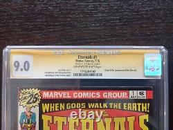 Eternals #1 CGC 9.0 Signature Series SS Signed By Stan Lee in 2018 1st Eternals