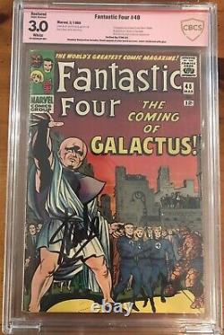 FANTASTIC 4 FOUR #48 Marvel Comics 1966 CGC 3.0. Signed by Stan Lee! No Reserve