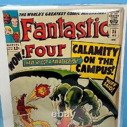 FANTASTIC FOUR #35 CGC 1965 Stan Lee Kirby 1st appearance Dragon Man