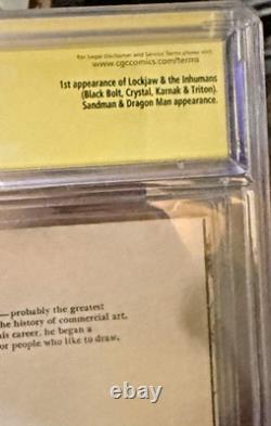 FANTASTIC FOUR #45 CGC 4.0 Signed by STAN LEE custom label, 1ST APP THE INHUMANS