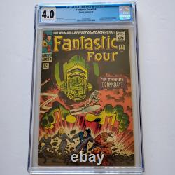 FANTASTIC FOUR # 49 CGC 4.0 OW-W pages 1st Galactus 1966
