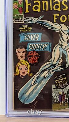 FANTASTIC FOUR #50 CGC 7.5 Marvel 1966 Silver Surver vs. Galactus Appearance VF