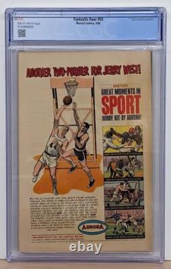 FANTASTIC FOUR #50 CGC 7.5 Marvel 1966 Silver Surver vs. Galactus Appearance VF