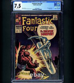 FANTASTIC FOUR #55 CGC 7.5 SILVER SURFER & THING 4th SS Appearance Marvel 1966