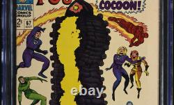 FANTASTIC FOUR #67 cgc 8.5 UNPRESSED WHITE PAGES 1st app HIM/Marvel/1967