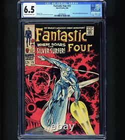 FANTASTIC FOUR #72 CGC 6.5 Silver Surfer & Watcher Classic Cover Marvel 1968