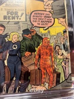 FANTASTIC FOUR #9 CGC 4.5 SS Signed Autograph STAN LEE ONLY 33 Copies Exist