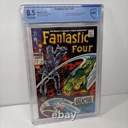 FANTASTIC FOUR CBCS 8.5 VF+ Galactus Silver Surfer Kirby Stan Lee CGC