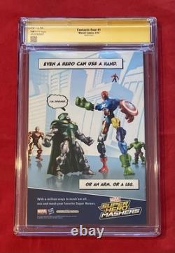 Fantastic Four #1 1300 Sketch Variant by Alex Ross CGC 9.8 JSA Auto by Stan Lee
