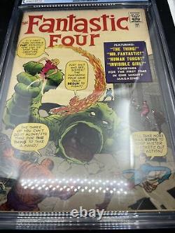 Fantastic Four #1 CGC 5.0 GRR 1st app 1st Marvel Superhero Team 1966 Reprint MCU