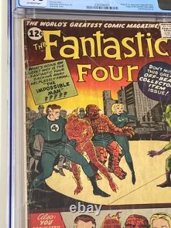 Fantastic Four #11 1963 CGC 1.8 1st App Impossible Man, Silver Age Key, Origin