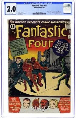 Fantastic Four #11 CGC 2.0 1963 4335773011