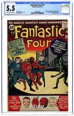 Fantastic Four #11 CGC 5.5 1963 0293826002