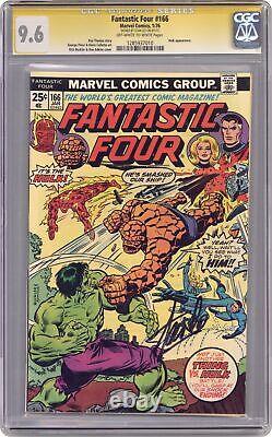Fantastic Four #166 CGC 9.6 SS Stan Lee 1976 1285937010