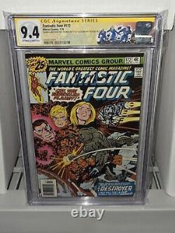 Fantastic Four #172 CGC SS Signature Sketch STAN LEE ROY THOMAS Galactus Gorr