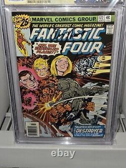 Fantastic Four #172 CGC SS Signature Sketch STAN LEE ROY THOMAS Galactus Gorr