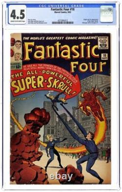Fantastic Four #18 CGC 4.5 1963 4372895012 1st app. Super Skrull