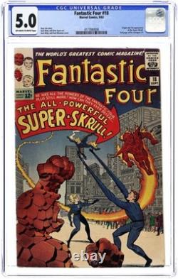 Fantastic Four #18 CGC 5.0 1963 4177080006 1st app. Super Skrull