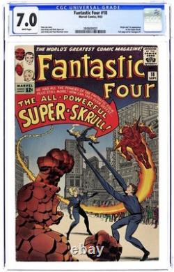 Fantastic Four #18 CGC 7.0 1963 3848699001 1st app. Super Skrull