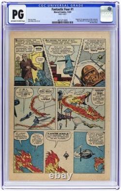 Fantastic Four (1961 1st Series) 1 CGC Page 4 Only 4615213005