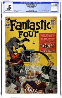 Fantastic Four #2 CGC 0.5 1962 3914291006 1st app. Skrulls