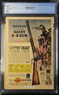 Fantastic Four #2 CGC 1.5 1962 1st app. Skrulls, BRAND NEW, FRESH BACK FROM CGC