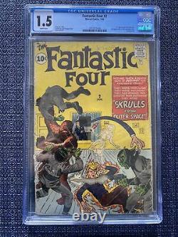 Fantastic Four # 2 CGC 1.5 1st App of The Skrulls
