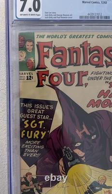 Fantastic Four #21 CGC 7.0 OW-White Pgs! 1963 1st Hate-Monger! Stan Lee & Kirby