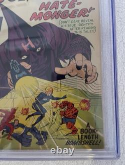 Fantastic Four #21 CGC 7.0 OW-White Pgs! 1963 1st Hate-Monger! Stan Lee & Kirby