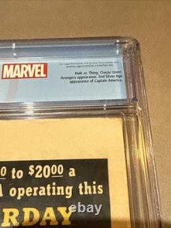Fantastic Four #25 CGC 3.5 OWithWhite Custom Label, Key + Classic Cover 4/64 Hulk