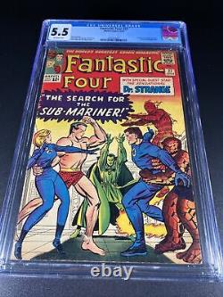 Fantastic Four #27 CGC 5.5 - 1965 - Sub-Mariner Doctor Strange #2091879002