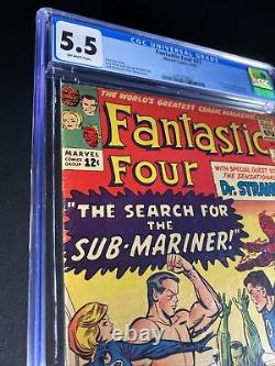 Fantastic Four #27 CGC 5.5 - 1965 - Sub-Mariner Doctor Strange #2091879002