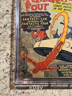 Fantastic Four #3 CGC 1.5 (Marvel Comics 1962) 1st costumes Stan Lee Jack Kirby