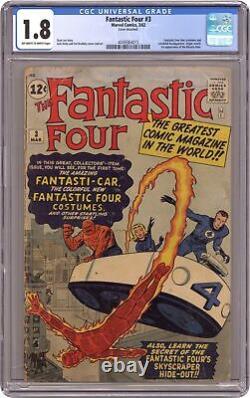 Fantastic Four #3 CGC 1.8 1962 4049364015