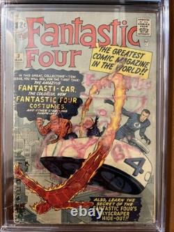 Fantastic Four #3 CGC 2.0, Getting RARE Marvel Comics March 1962 $12 Ship wSign Fantastic Four #3 CGC 2.0, Getting RARE Marvel Comics March 1962 $12 Ship wSign
