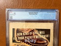 Fantastic Four #3 CGC 2.0, Getting RARE Marvel Comics March 1962 $12 Ship wSign Fantastic Four #3 CGC 2.0, Getting RARE Marvel Comics March 1962 $12 Ship wSign