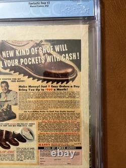 Fantastic Four #3 CGC 2.0, Getting RARE Marvel Comics March 1962 $12 Ship wSign Fantastic Four #3 CGC 2.0, Getting RARE Marvel Comics March 1962 $12 Ship wSign