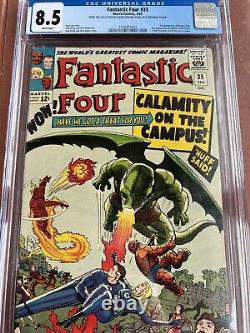 Fantastic Four 35 CGC 8.0 White Pages Stan Lee's Tailor Kirby SWEET