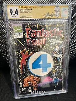 Fantastic Four #358 CGC SS STAN LEE Signed 1st Die Cut. Dr Doom Story! Low Pop