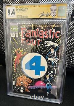 Fantastic Four #358 CGC SS STAN LEE Signed 1st Die Cut. Dr Doom Story! Low Pop