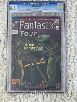 Fantastic Four #37 1965 CGC 8.5 Princess Anelle Skrulls Silver Age Key Stan Lee