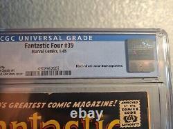 Fantastic Four #39, CGC 8.0, Daredevil and Dr. Doom! Stan Lee And Kirby